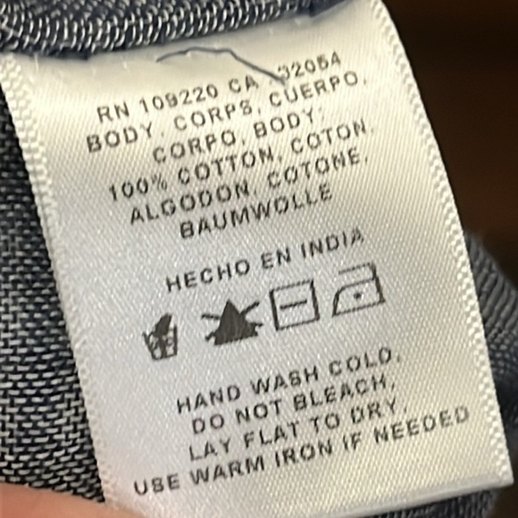 Anthropologie Velvet By Graham & Spencer Gingham Tunic Top XL Long Sleeve Preppy - Picture 15 of 15